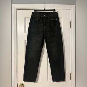 American Eagle Black Mom Jeans Size 4